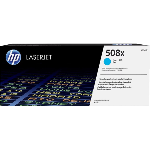 Тонер-картридж HP 508X голубой, 9500 стр., для HP LaserJet Enterprise M552