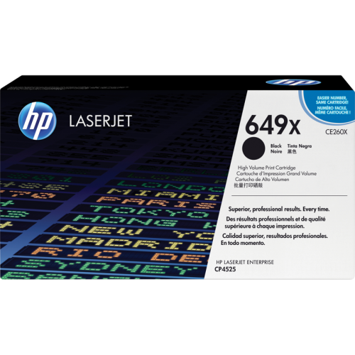 Тонер-картридж HP 649X черный, 17000 стр., для HP Color LaserJet CP4520/CP4525n/CP4525dn/CP4525xh