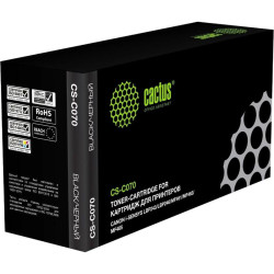 Картридж лазерный Cactus CS-C070 070 черный (3000стр.) для Canon i-SENSYS LBP243/LBP246/MF461/MF463/MF465