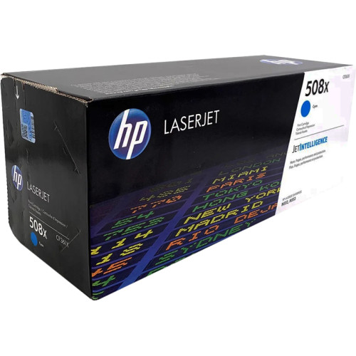 Тонер-картридж HP 508X голубой, 9500 стр., для HP LaserJet Enterprise M552