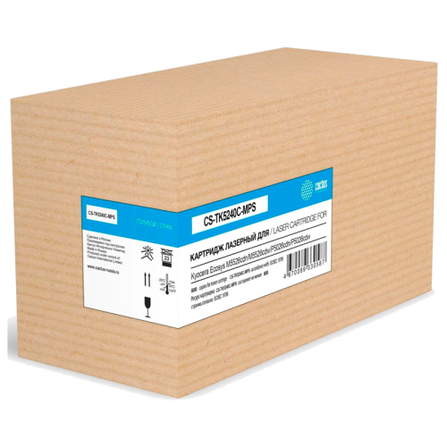 Тонер-картридж Cactus TK-5240C голубой, 6000 стр., для Kyocera Ecosys M5526cdn/M5526cd (CS-TK5240C-MPS)