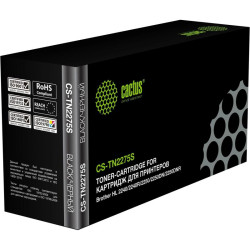 Картридж лазерный Cactus CS-TN2275S TN-2275 черный (2600стр.) для Brother HL 2240/2240R/2250/2250DN/2250DNR