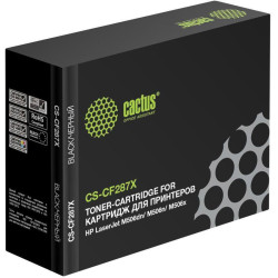Картридж лазерный Cactus CS-CF287X CF287X черный (18000стр.) для HP LJ M506dn/ M506n/ M506x