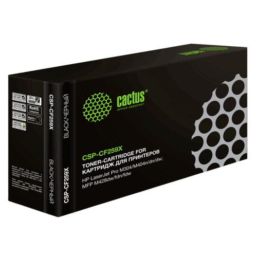 -/ Картридж лазерный Cactus CSP-CF259X черный (10000стр.) для HP LJ M304/M404/MFP M428