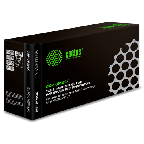 Тонер-картридж Cactus CF289X черный, 10000 стр., для HP LaserJet M507/MFP M528 (CSP-CF289X)