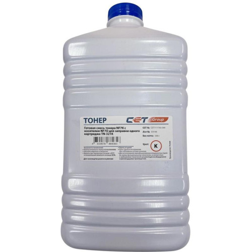 Тонер CET NF7K+NF7D CET111116-544 черный, 544 гр., для Konica Minolta bizhub 224e/C224/284/364