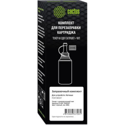 Тонер Cactus CS-RK-THМ247 черный флакон 400гр. (в компл.:чип) для принтера Катюша Р247/М247