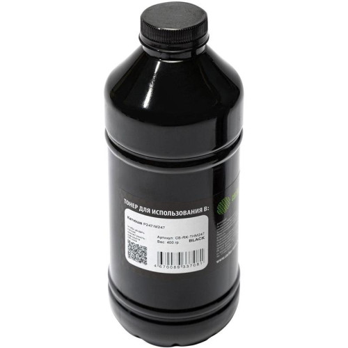 Тонер Cactus CS-RK-THМ247 черный флакон 400гр. (в компл.:чип) для принтера Катюша Р247/М247