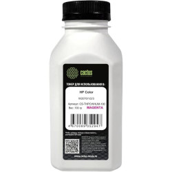 Тонер Cactus CS-THPCWHUM-100 пурпурный флакон 100гр. для принтера HP Color W2070/1/2/3
