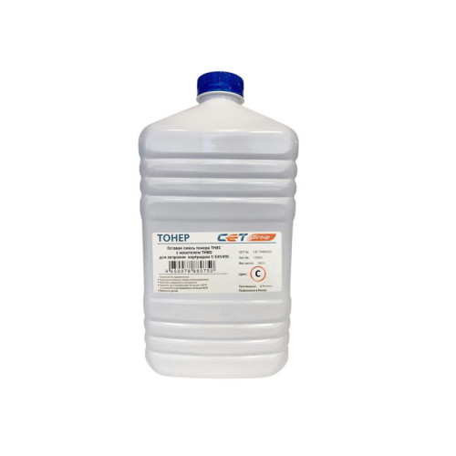 Тонер CET TF8C/TF8D CET7496-463 +девелопер голубой, 463 гр., для Canon C3325i/3330i/3320