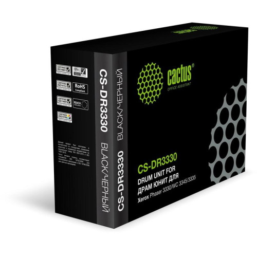 Блок фотобарабана Cactus CS-DR3330 101R00555 черный ч/б:30000стр. для Phaser 3330/WC 3345/3335 Xerox