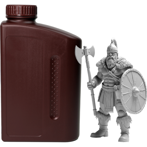 -/ Фотополимерная смола NVPRINT High Temp Resin Grey для 3D печати 1 кг (бут)