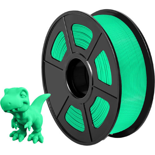 -/ Филамент NVPRINT PLA+ Green для 3D печати диаметр 1.75мм  длина 330 метров  масса 1 кг