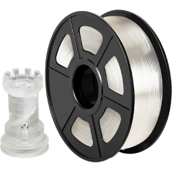 -/ Филамент NVPRINT PLA Transparent  для 3D печати диаметр 1.75мм  длина 330 метров  масса 1 кг