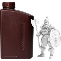 -/ Фотополимерная смола NVPRINT высокой детализации 14K Standard Resin White  для 3D печати 1 кг (бут)