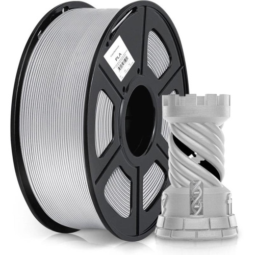 Пластик для принтера 3D Cactus CS-3D-PLA-1KG-SILVER PLA d1.75мм 1кг L326м 1цв.