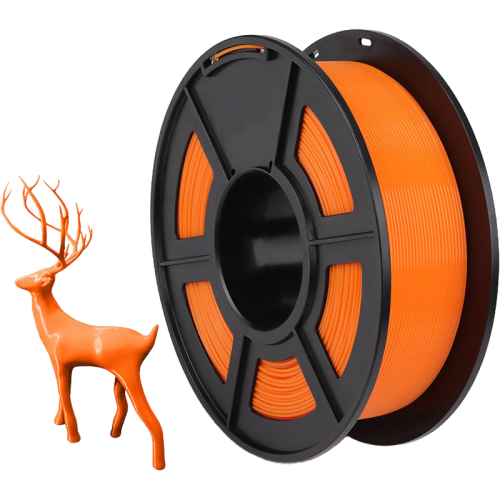 -/ Филамент NVPRINT PLA  Orange для 3D печати диаметр 1.75мм  длина 330 метров  масса 1 кг