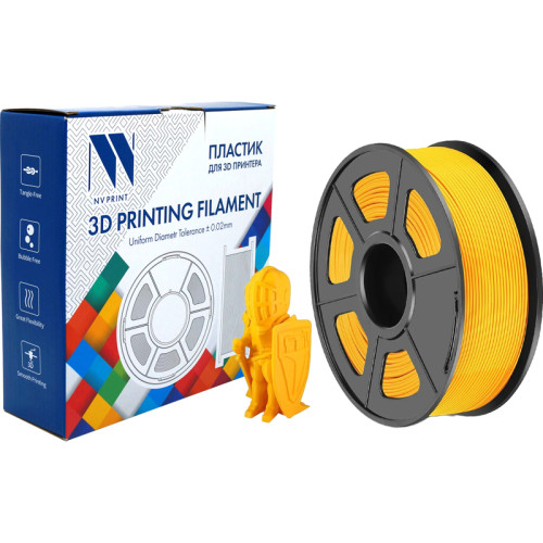 -/ Филамент NVPRINT PLA  Light Gold для 3D печати диаметр 1.75мм  длина 330 метров  масса 1 кг