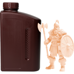 -/ Фотополимерная смола NVPRINT Plant Based Resin Beige для 3D печати 1 кг (бут)