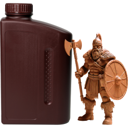 -/ Фотополимерная смола NVPRINT  Red Wax Resine  для 3D печати 1 кг (бут)