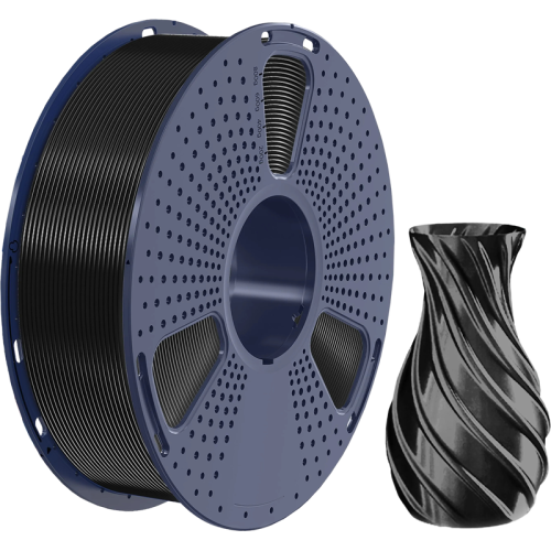 -/ Филамент NVPRINT TPU Silk Black для 3D печати диаметр 1.75мм  длина 330 метров  масса 1 кг