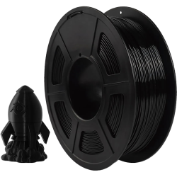 -/ Филамент NVPRINT PETG Black для 3D печати диаметр 1.75мм  длина 330 метров  масса 1 кг