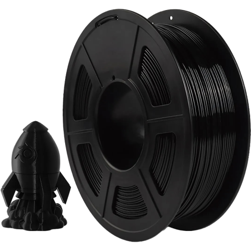 -/ Филамент NVPRINT PETG Black для 3D печати диаметр 1.75мм  длина 330 метров  масса 1 кг