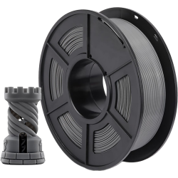 -/ Филамент NVPRINT PLA  Grey для 3D печати диаметр 1.75мм  длина 330 метров  масса 1 кг