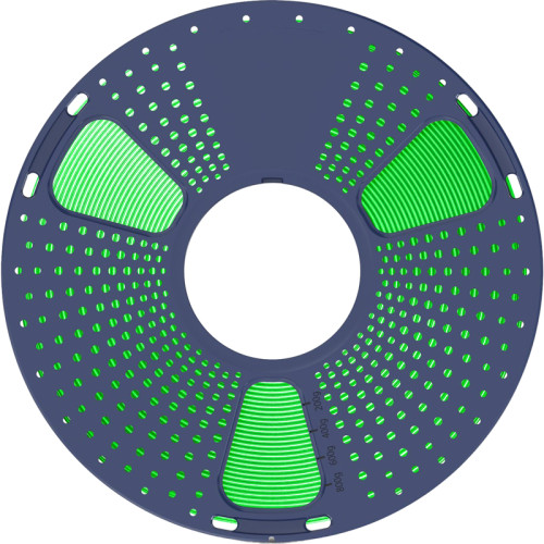 -/ Филамент NVPRINT PLA+ Trasparent Green для 3D печати диаметр 1.75мм  длина 330 метров  масса 1 кг