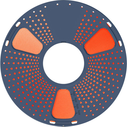 -/ Филамент NVPRINT PLA+ Trasparent Orange для 3D печати диаметр 1.75мм  длина 330 метров  масса 1 кг