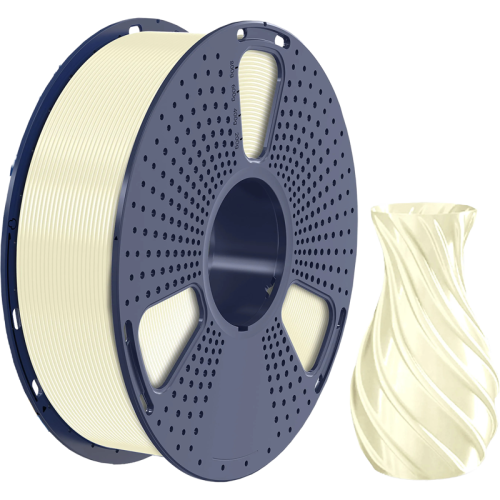 -/ Филамент NVPRINT TPU Silk Cream White для 3D печати диаметр 1.75мм  длина 330 метров  масса 1 кг