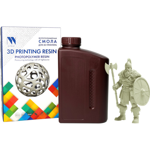 -/ Фотополимерная смола NVPRINT ABS Like Resin Clear для 3D печати 1 кг (бут)