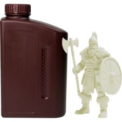 -/ Фотополимерная водовымываемая смола NVPRINT Water Washable Resin Clear  1 кг