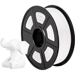 -/ Филамент NVPRINT PLA+ White для 3D печати диаметр 1.75мм  длина 330 метров  масса 1 кг