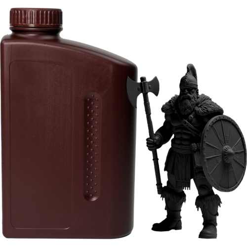 -/ Фотополимерная смола NVPRINT высокой детализации 14K Standard Resin Black   для 3D печати 1 кг (бут)