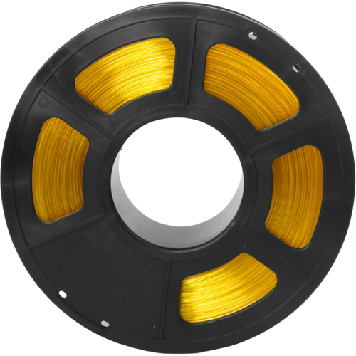 -/ Филамент NVPRINT PETG Clear Yellow Прозрачно-желтый для 3D печати диаметр 1.75мм    масса 1 кг