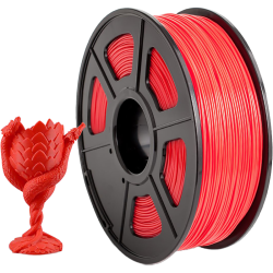 -/ Филамент NVPRINT ABS Red для 3D печати диаметр 1.75мм  длина 330 метров  масса 1 кг