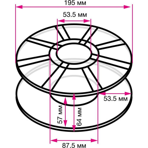 Пластик для принтера 3D Cactus CS-3D-PLA-1KG-S-BLUE PLA SILK d1.75мм 1кг L326м 1цв.