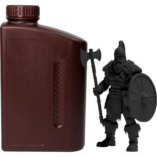 -/ Фотополимерная водовымываемая смола NVPRINT Water Washable Resin Black  1 кг