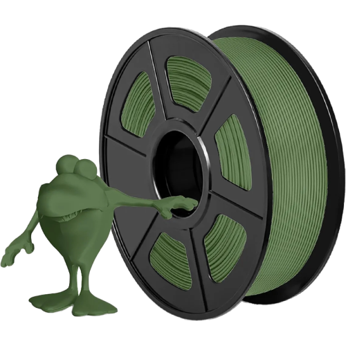 -/ Филамент NVPRINT PLA Matte Olive Green для 3D печати диаметр 1.75мм  длина 330 метров  масса 1 кг