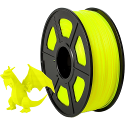 -/ Филамент NVPRINT ABS Yellow для 3D печати диаметр 1.75мм  длина 330 метров  масса 1 кг