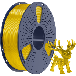 -/ Филамент NVPRINT PLA+ Trasparent Yellow для 3D печати диаметр 1.75мм  длина 330 метров  масса 1 кг