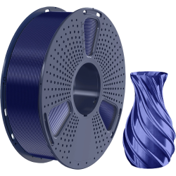 -/ Филамент NVPRINT TPU Silk Dark Blue для 3D печати диаметр 1.75мм  длина 330 метров  масса 1 кг