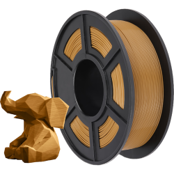 -/ Филамент NVPRINT PLA+ Coffee для 3D печати диаметр 1.75мм  длина 330 метров  масса 1 кг