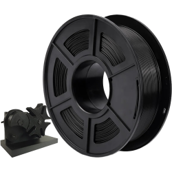 -/ Филамент NVPRINT PLA  Black для 3D печати диаметр 1.75мм  длина 330 метров  масса 1 кг