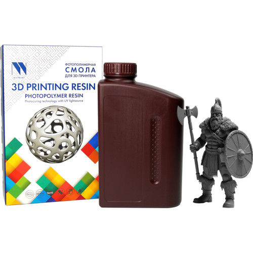 -/ Фотополимерная смола NVPRINT High Temp Resin Black для 3D печати 1 кг (бут)