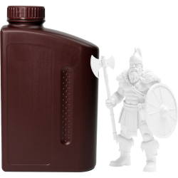 -/ Фотополимерная смола NVPRINT ABS Like Resin White для 3D печати 1 кг (бут)