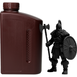 -/ Фотополимерная смола NVPRINT PA Like Resin Black для 3D печати 1 кг (бут)