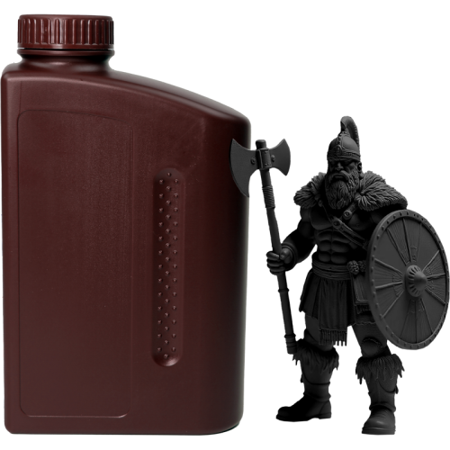 -/ Фотополимерная смола NVPRINT Standard Resin Black для 3D печати;  1 кг/бут