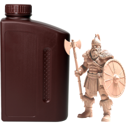 -/ Фотополимерная смола NVPRINT PA Like Resin Beige для 3D печати 1 кг (бут)